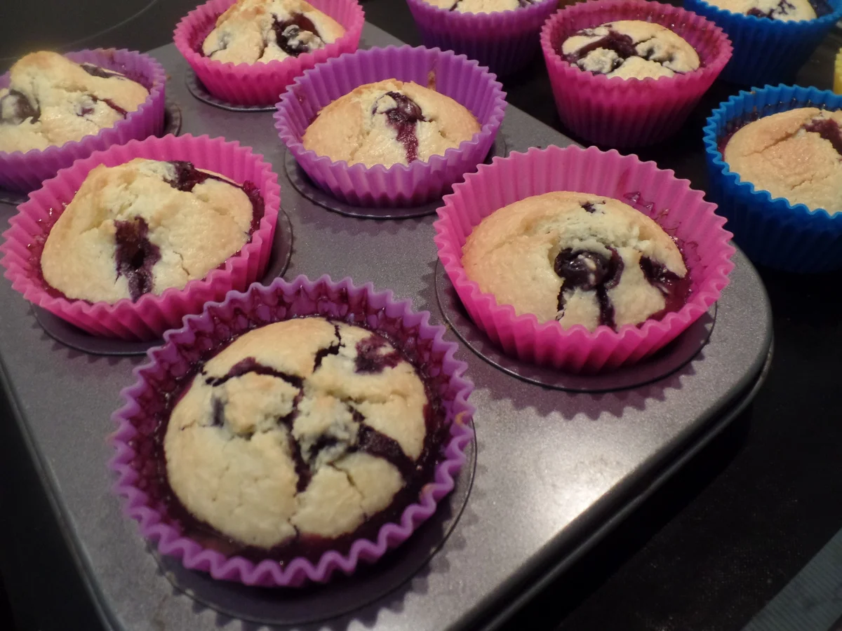 Blaubeer-Kokos-Muffins - Rezept - Bild Nr. 10570