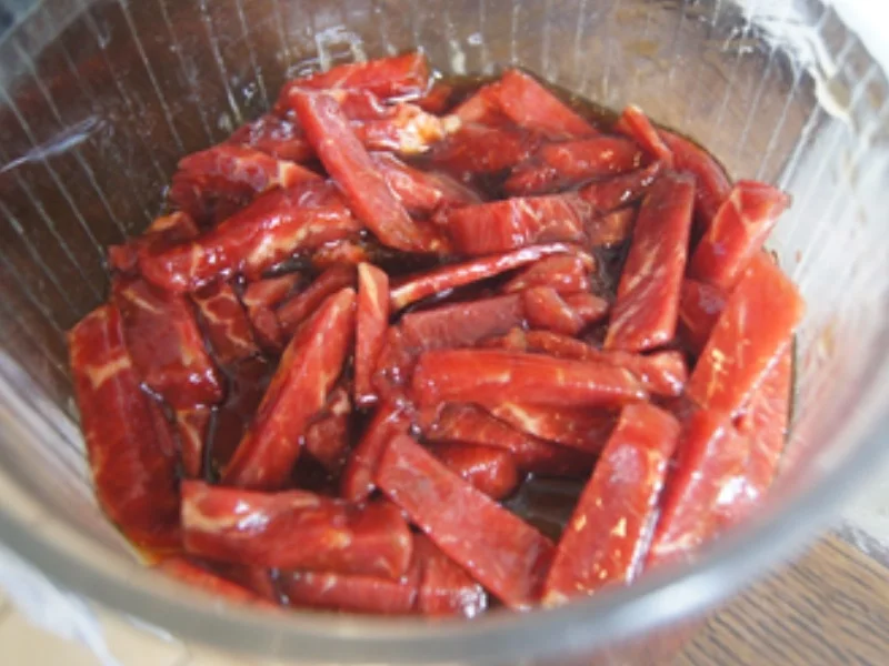 Gebratenes Rindfleisch mit Austernsauce und Mie-Nudeln - Rezept - Bild Nr. 8