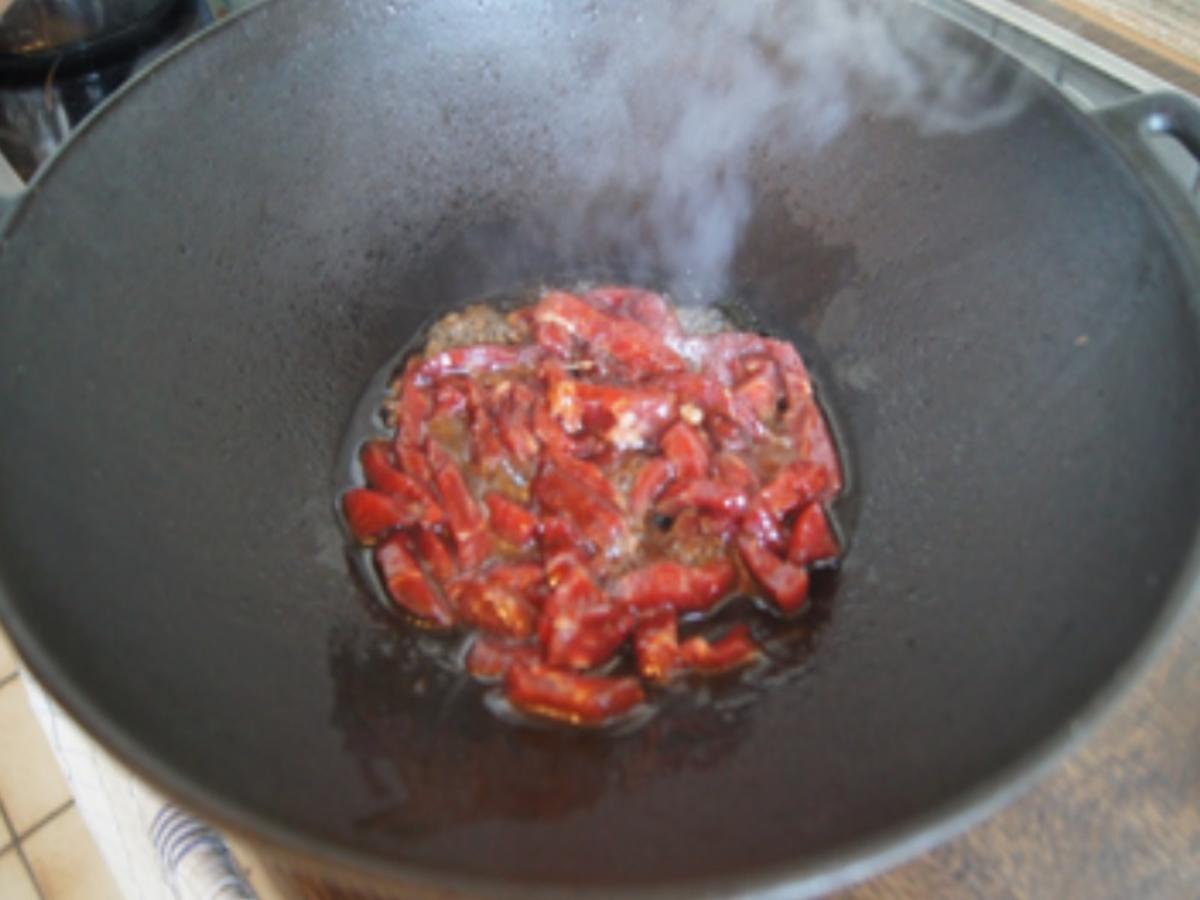 Gebratenes Rindfleisch mit Austernsauce und Mie-Nudeln - Rezept - Bild Nr. 10