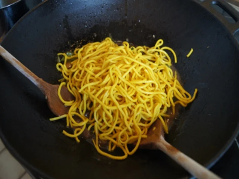 Gebratenes Rindfleisch mit Austernsauce und Mie-Nudeln - Rezept - Bild Nr. 14