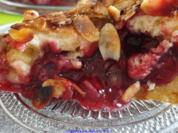 Kirsch  Kuchen mit Mürbteig, Marzipan und Knusperdecke - Rezept - Bild Nr. 2
