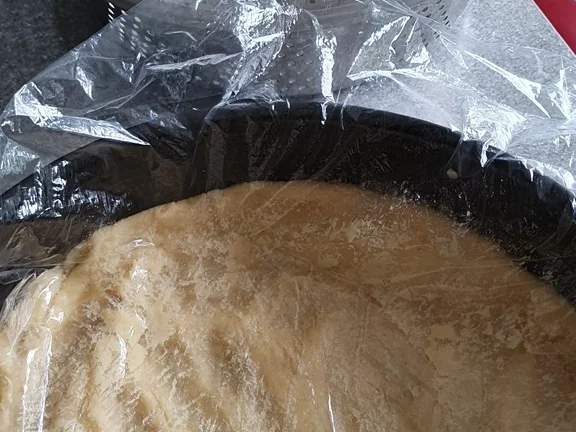 Kirsch  Kuchen mit Mürbteig, Marzipan und Knusperdecke - Rezept - Bild Nr. 14