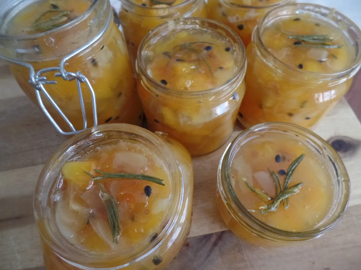 Rezept: Aprikosen-Rosmarin-Kompott Bild Nr. 10584 Aprikosen-Rosmarin-Kompott - Rezept - Bild Nr. 10584