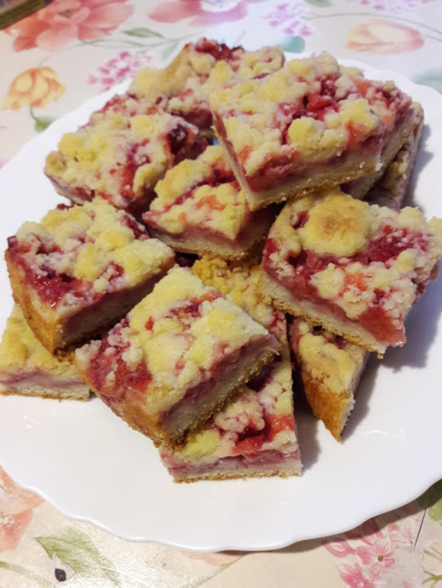 Streuselkuchen mit Erdbeeren - Rezept - Bild Nr. 3