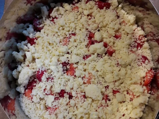 Rezept: Streuselkuchen mit Erdbeeren Bild Nr. 10592 Streuselkuchen mit Erdbeeren - Rezept - Bild Nr. 10592