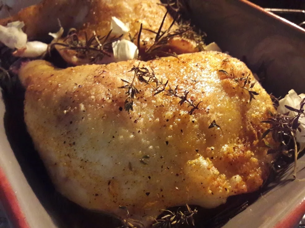 Hähnchenkeule mit Champignons - Rezept - Bild Nr. 8