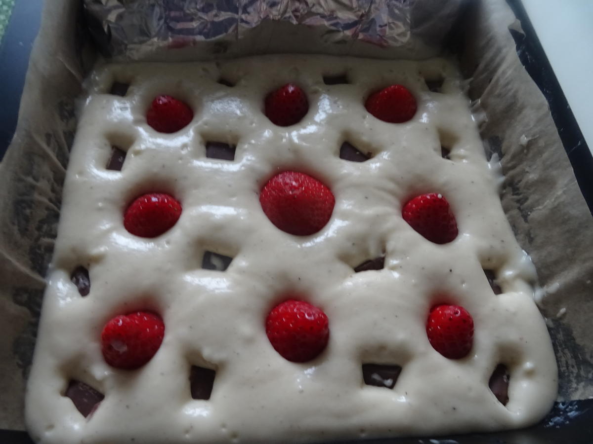 "Versunkener" Erdbeer-Kuchen - Rezept - Bild Nr. 6