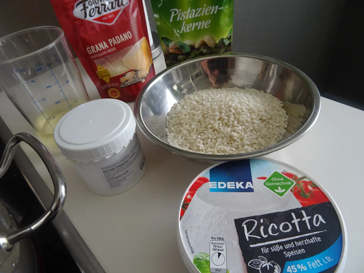 Pistazien-Risotto mit marinierten Rot-Garnelen - Rezept - Bild Nr. 10595