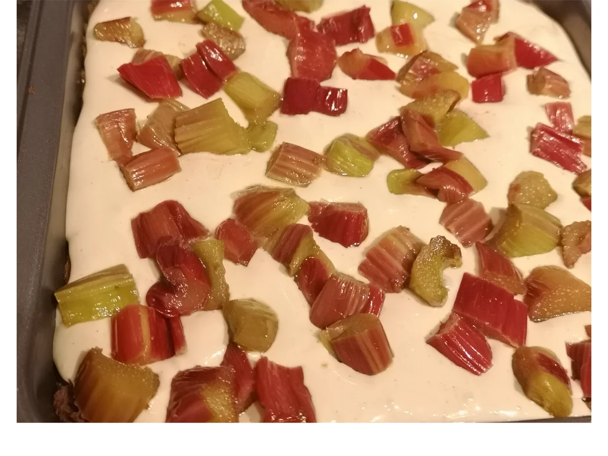 Rezept: BiNe` S RHABARBERKUCHEN MIT STREUSELN Bild Nr. 3 BiNe` S RHABARBERKUCHEN MIT STREUSELN - Rezept - Bild Nr. 3