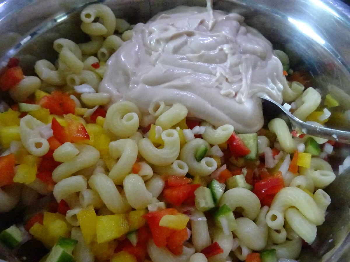 Rezept: Macaroni salad Bild Nr. 3 Macaroni salad - Rezept - Bild Nr. 3