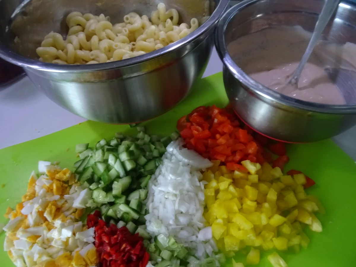 Rezept: Macaroni salad Bild Nr. 4 Macaroni salad - Rezept - Bild Nr. 4