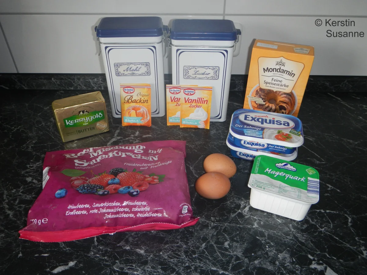 Beeren-Frischkäse-Kuchen - Rezept - Bild Nr. 4