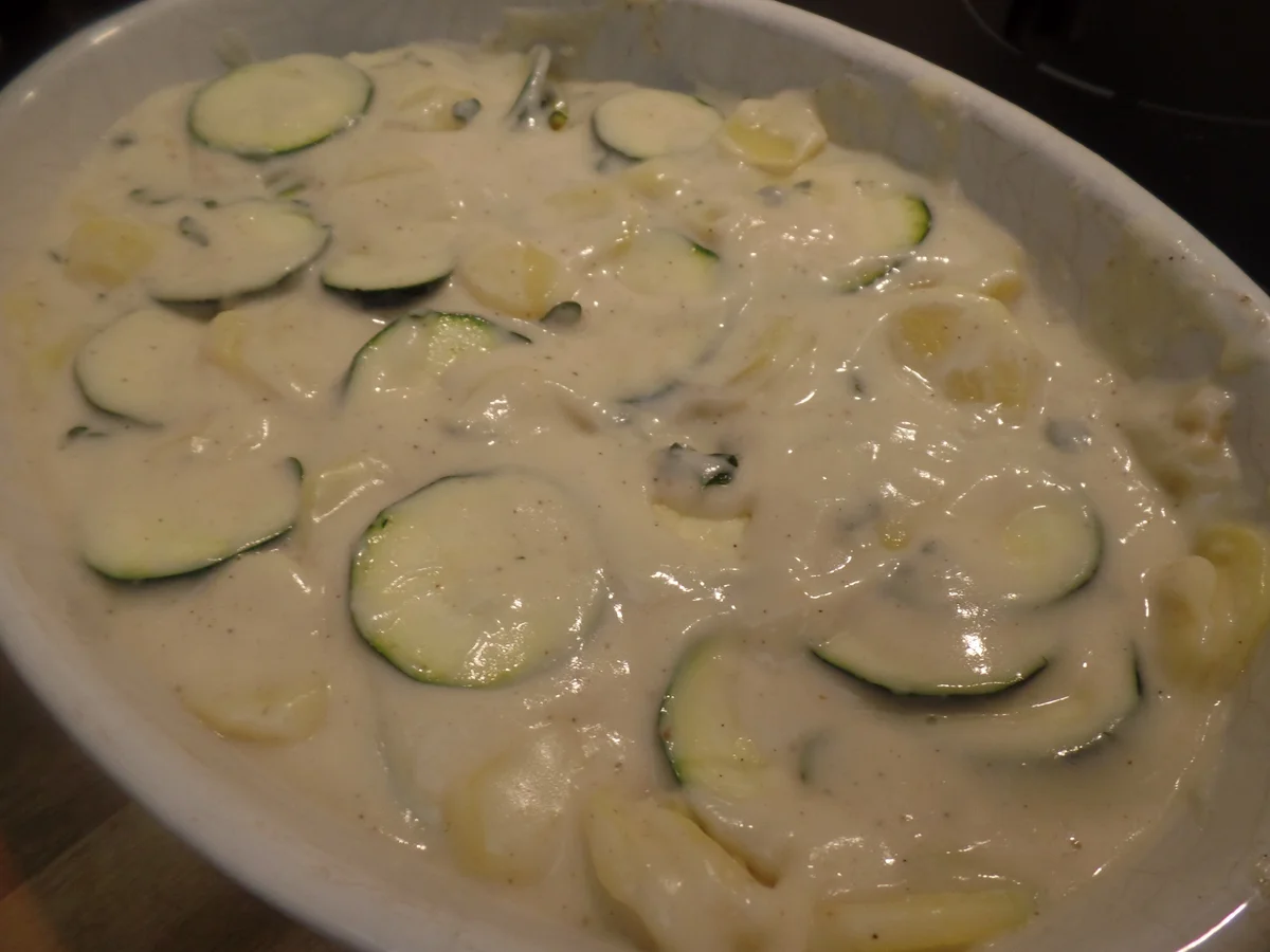 Spargel-Kartoffel-Zucchini-Gratin - Rezept - Bild Nr. 10630