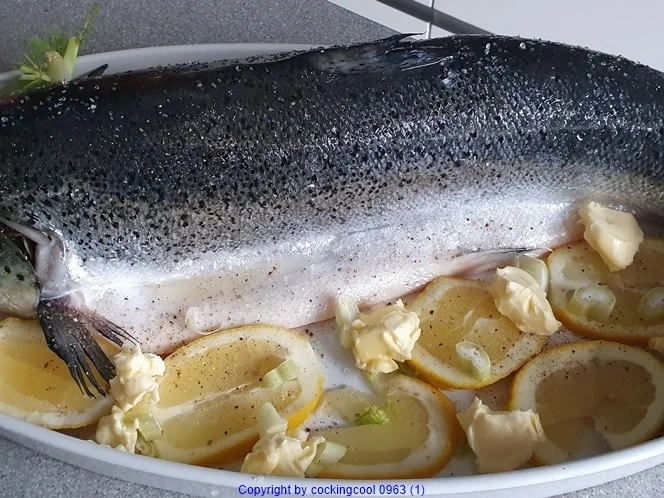 Rezept: Lachs zum Mittag selbst filitiert und dann zu einem tollen Gericht verarbeitet Bild Nr. 2 Lachs zum Mittag selbst filitiert und dann zu einem tollen Gericht verarbeitet - Rezept - Bild Nr. 2