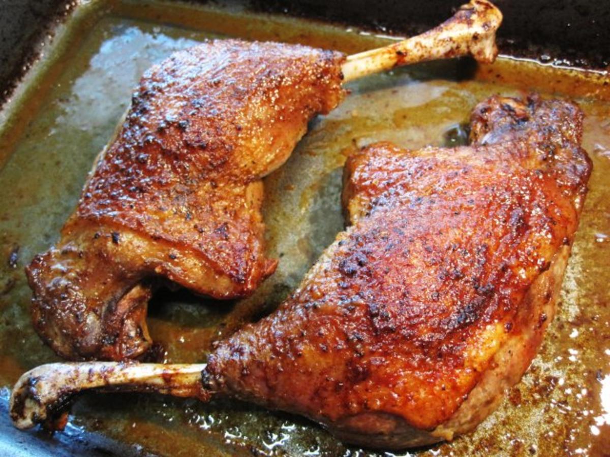 Ente mit Maronen-Portweinsoße - Rezept