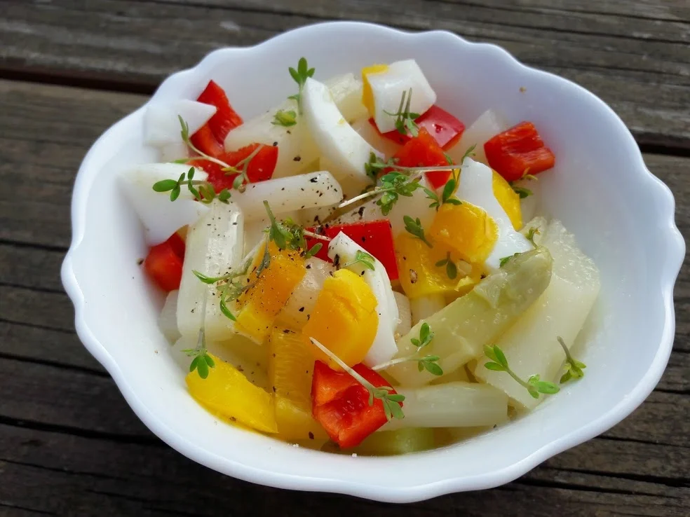 Rezept: Spargelsalat Bild Nr. 5 Spargelsalat - Rezept - Bild Nr. 5