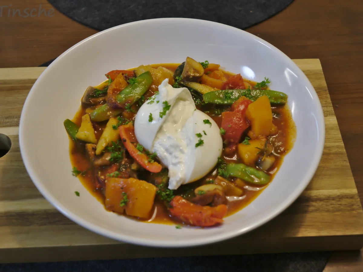 Gemüse-Pilztopf mit Burrata - Rezept - Bild Nr. 9