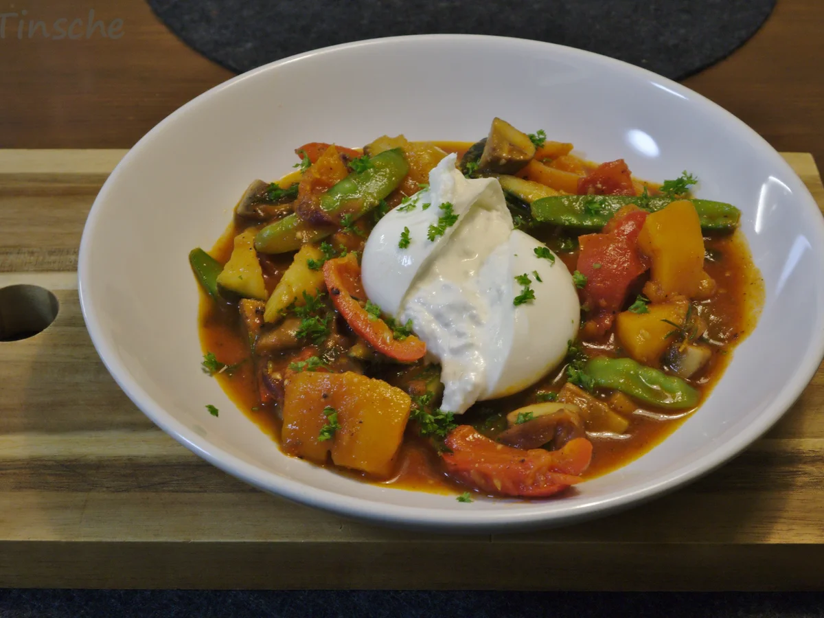 Gemüse-Pilztopf mit Burrata - Rezept - Bild Nr. 11