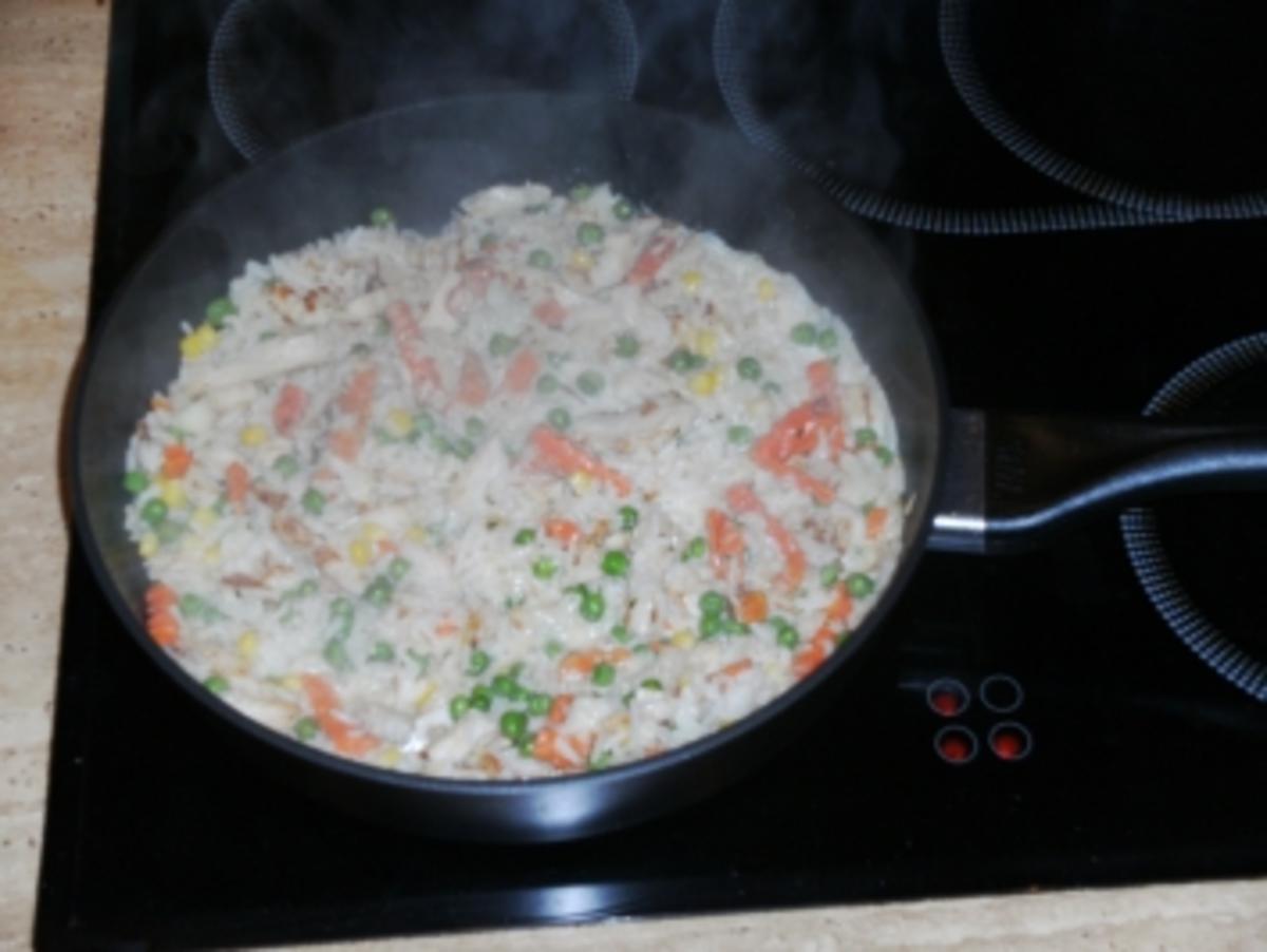 Putenbrust-Reis-Gemüsepfanne - Rezept
