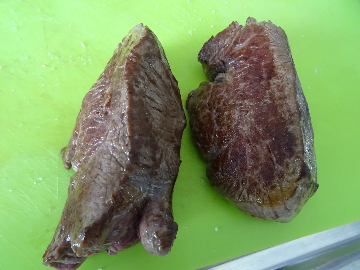 Rinderfilet im Blätterteigmantel, Spargel-Ragout und Ofenkartoffeln - Rezept - Bild Nr. 5