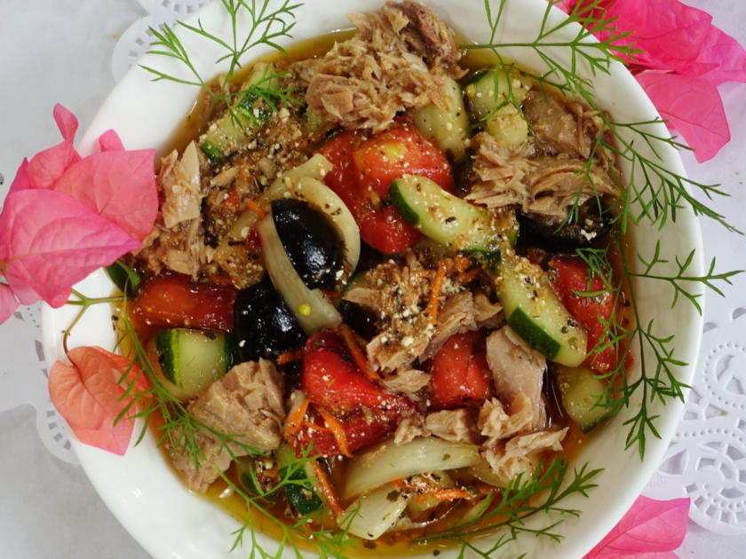 Gemischter Salat mit Thunfisch Rezepte - kochbar.de