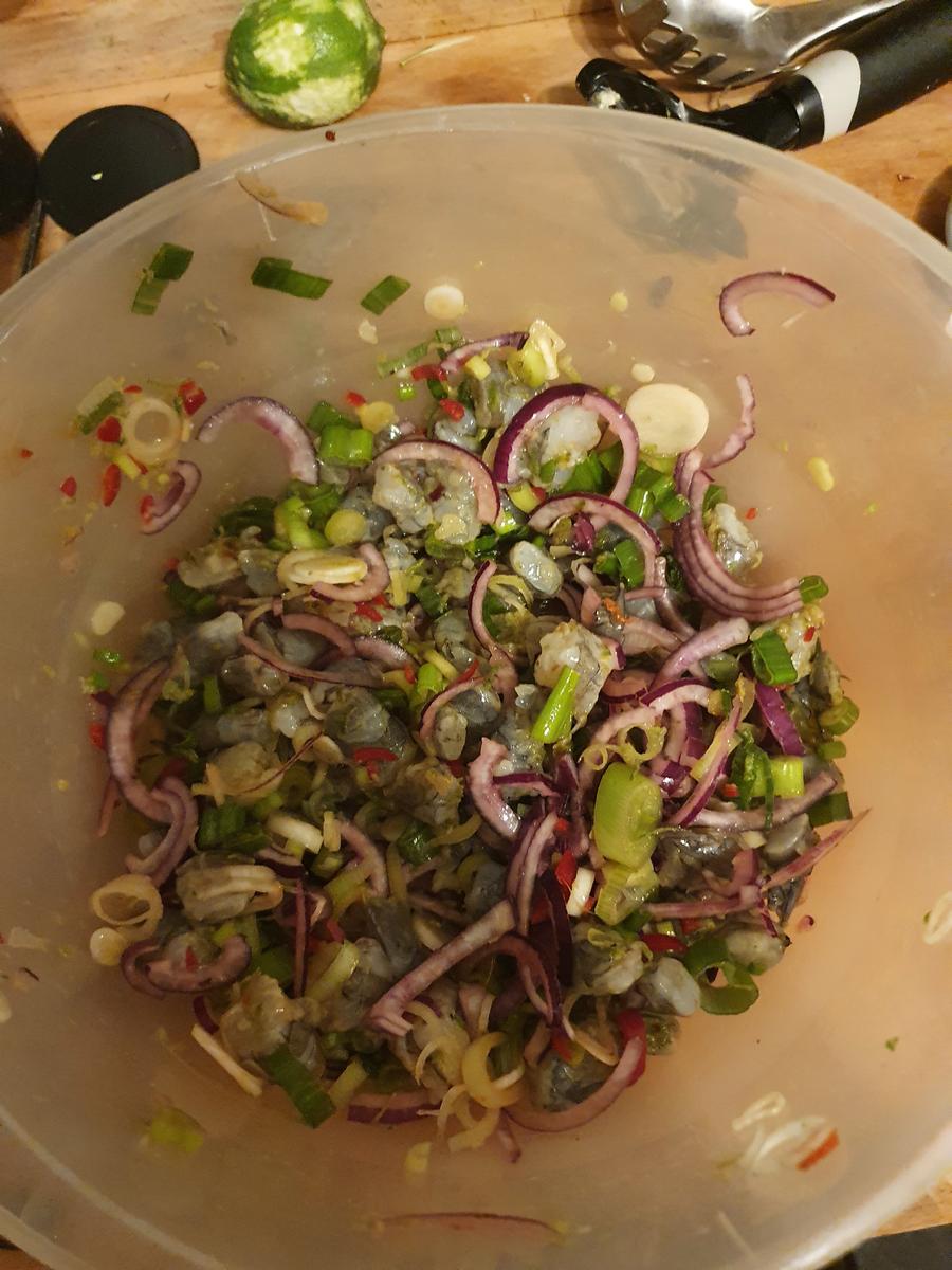 Ceviche von der fangfrischen (bayerischen) Garnele mit Languste aufgepeppt - Rezept - Bild Nr. 2