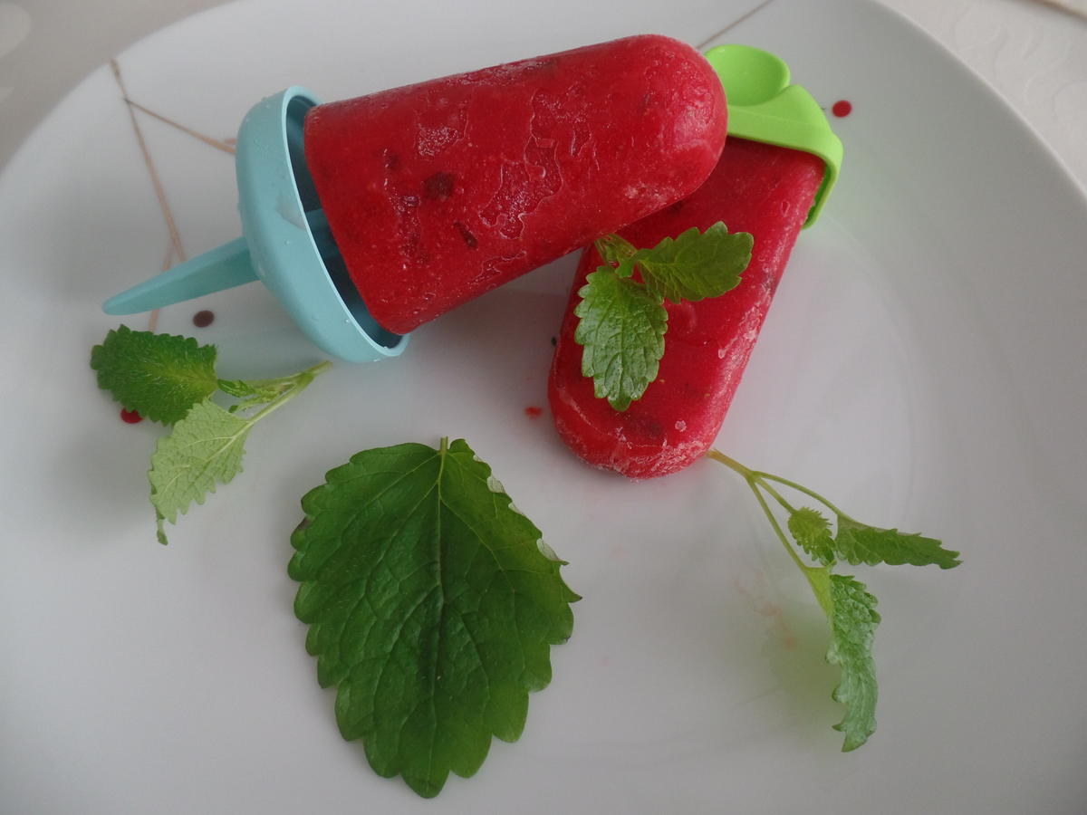 Erdbeer-Minz-Eis - Rezept - Bild Nr. 10661