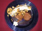 Schokoladenquark mit Bananen und Honigmandeln - Rezept