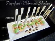Rezept: Fingerfood - Melone mit Schinken Bild Nr. 2 Fingerfood - Melone mit Schinken - Rezept - Bild Nr. 2