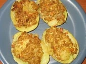 Ofenkartoffeln mit Hackfleisch gefüllt - Rezept