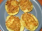Rezept: Ofenkartoffeln mit Hackfleisch gefüllt Ofenkartoffeln mit Hackfleisch gefüllt - Rezept