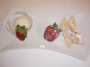Faworki an Champagnersorbet - Rezept