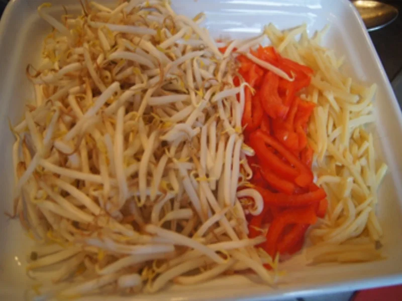 Rezept: Frühlingsrollen mit Rinderhackfleisch und Gemüse Bild Nr. 6 Frühlingsrollen mit Rinderhackfleisch und Gemüse - Rezept - Bild Nr. 6