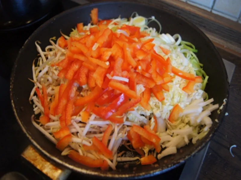 Rezept: Frühlingsrollen mit Rinderhackfleisch und Gemüse Bild Nr. 7 Frühlingsrollen mit Rinderhackfleisch und Gemüse - Rezept - Bild Nr. 7