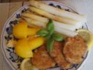 Spargel mit Schweinefilet-Medaillons und Kartoffelpilzen - Rezept - Bild Nr. 2