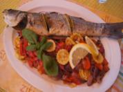 Wolfsbarsch auf Gemüsebett - Rezept - Bild Nr. 2