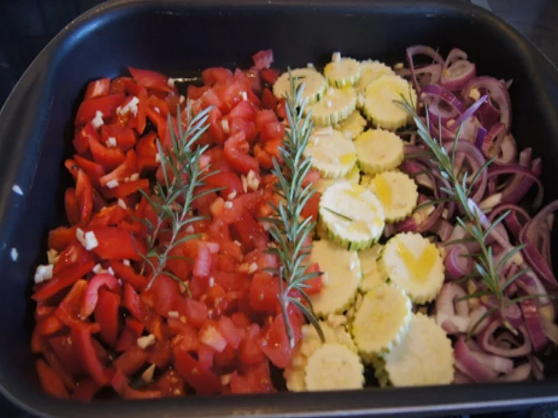 Rezept: Wolfsbarsch auf Gemüsebett Bild Nr. 6 Wolfsbarsch auf Gemüsebett - Rezept - Bild Nr. 6