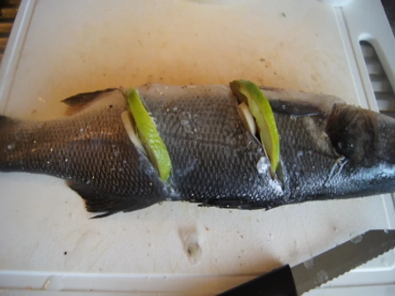 Rezept: Wolfsbarsch auf Gemüsebett Bild Nr. 8 Wolfsbarsch auf Gemüsebett - Rezept - Bild Nr. 8