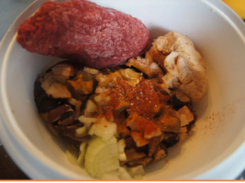 Steinpilz-Rindermett-Buletten mit Rahmkohlrabi und Drillingen - Rezept - Bild Nr. 4