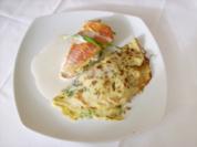 Rotbarbe mit gefülltem Kräuterflädle an Riesling-Krautsoße - Rezept