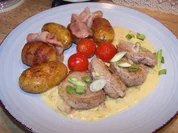 Schweinelendchen+Speckkartoffeln +Zwiebelsoße - Rezept - Bild Nr. 2