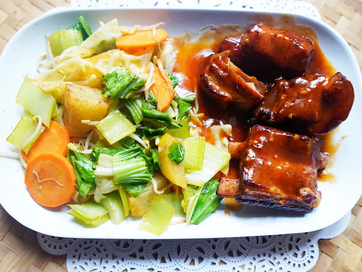 Thailändisch Babyribs mit Cap Cay - Rezept - Bild Nr. 2
