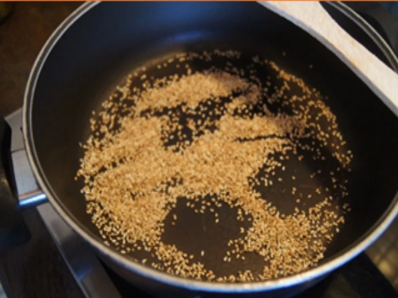 Rezept: Gebratene Regenbogenforelle mit Sesam-Möhrenblüten Bild Nr. 8 Gebratene Regenbogenforelle mit Sesam-Möhrenblüten - Rezept - Bild Nr. 8