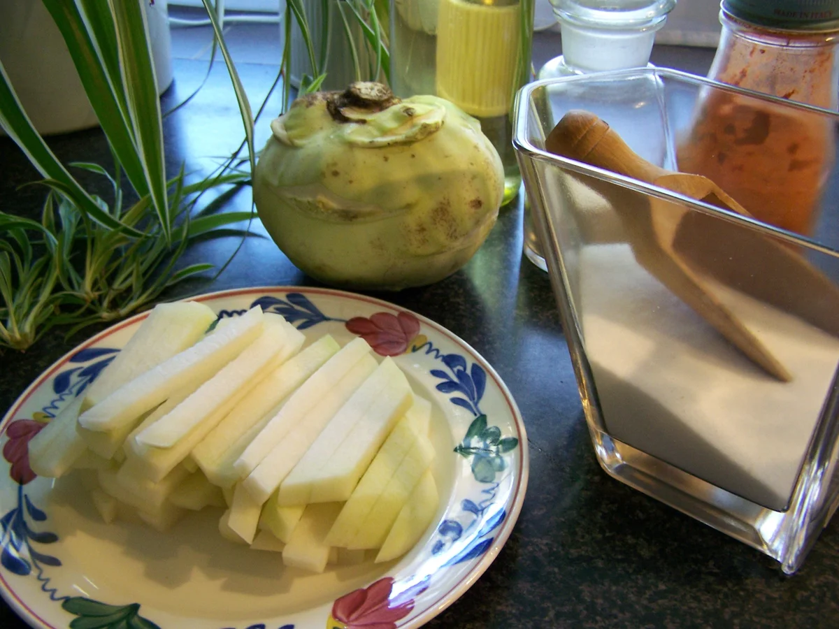 Rezept: Kohlrabi- Fritten Bild Nr. 4 Kohlrabi- Fritten - Rezept - Bild Nr. 4