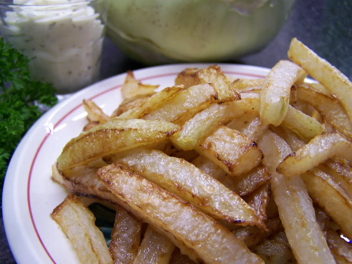 Rezept: Kohlrabi- Fritten Bild Nr. 10 Kohlrabi- Fritten - Rezept - Bild Nr. 10