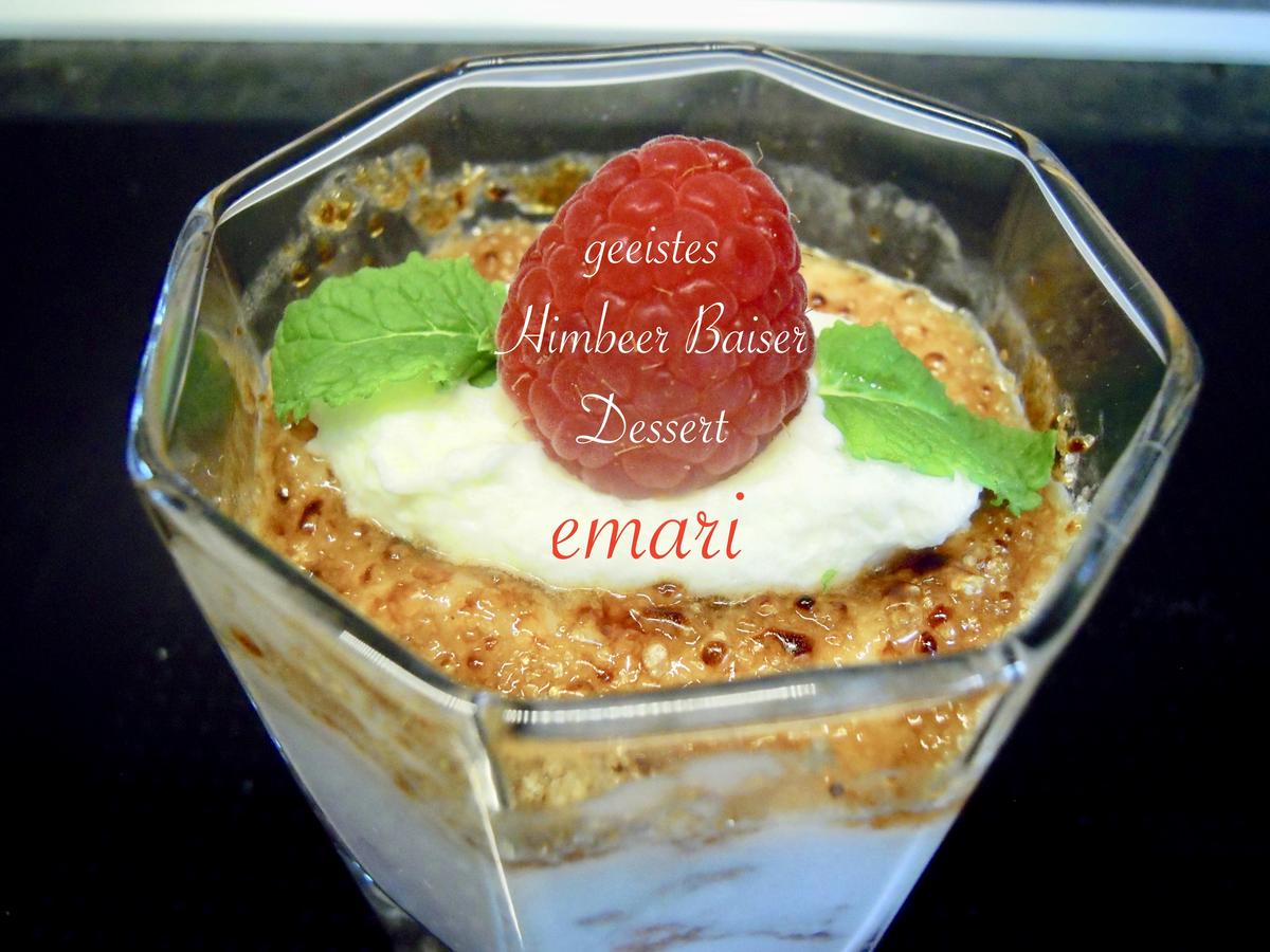 geeistes crunchy Himbeer Baiser Dessert - Kochbar Challenge 7.0 - Juli 2020 - Rezept - Bild Nr. 7