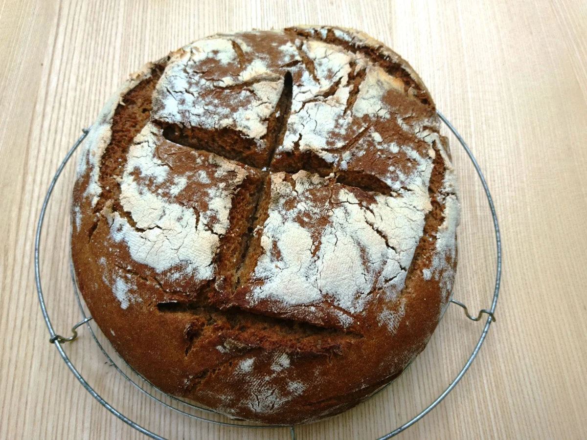 Urkornbrot 100 Prozent Sauerteig - Rezept - Bild Nr. 2
