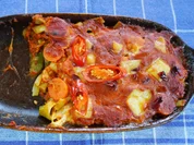 Italienischer Nudelauflauf mit Gemüse und Tomatensauce - Rezept - Bild Nr. 2