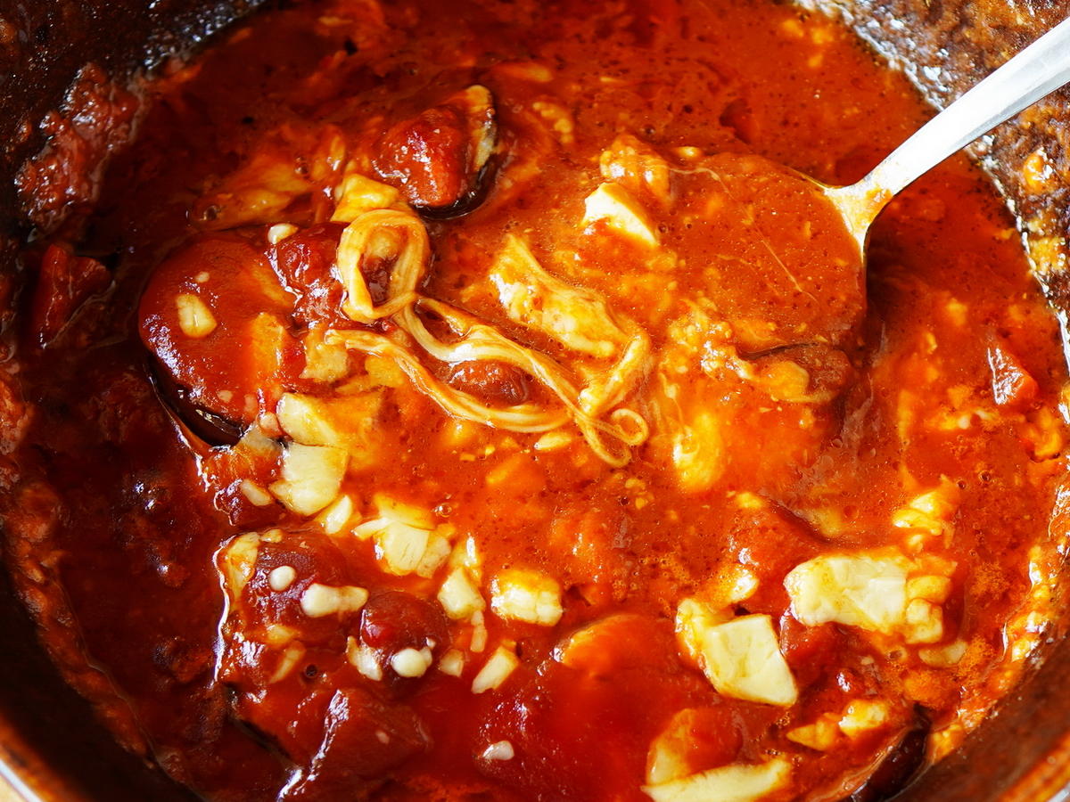 Auberginenauflauf – Parmigiana di melanzane - von Antareja