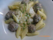 Spargelfrikassee mit Fleischklößchen - Rezept - Bild Nr. 2